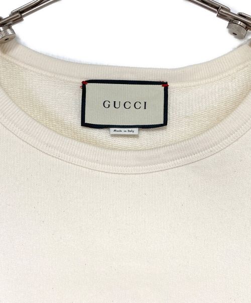 GUCCI（グッチ）GUCCI (グッチ) interlocking G sweat アイボリー サイズ:Mの古着・服飾アイテム