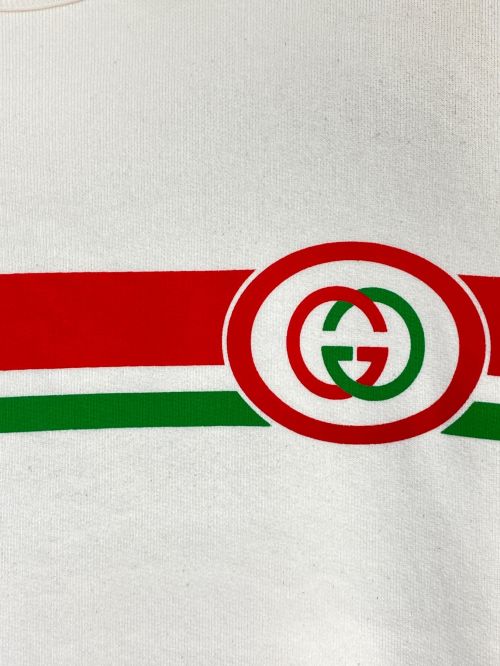GUCCI（グッチ）GUCCI (グッチ) interlocking G sweat アイボリー サイズ:Mの古着・服飾アイテム