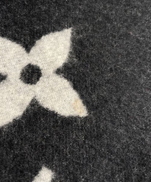 LOUIS VUITTON（ルイ ヴィトン）LOUIS VUITTON (ルイ ヴィトン) マフラー ・レイキャビック ノワールの古着・服飾アイテム