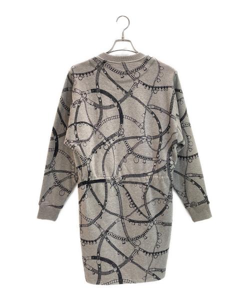 HERMES（エルメス）HERMES (エルメス) Tresor de Medor スウェットシャツドレス グレー サイズ:Ｓの古着・服飾アイテム