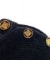 中古・古着 LOUIS VUITTON (ルイ ヴィトン) ロゴボーダーニット ネイビー×ベージュ サイズ:L：79800円
