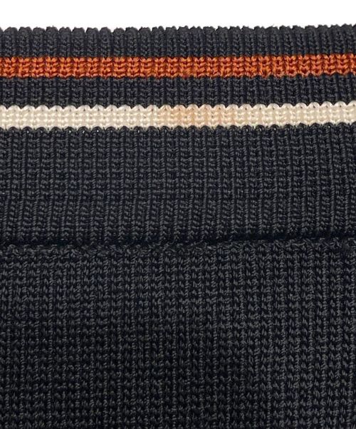 LOUIS VUITTON（ルイ ヴィトン）LOUIS VUITTON (ルイ ヴィトン) ツイード切替カーディガン ブラック サイズ:Sの古着・服飾アイテム