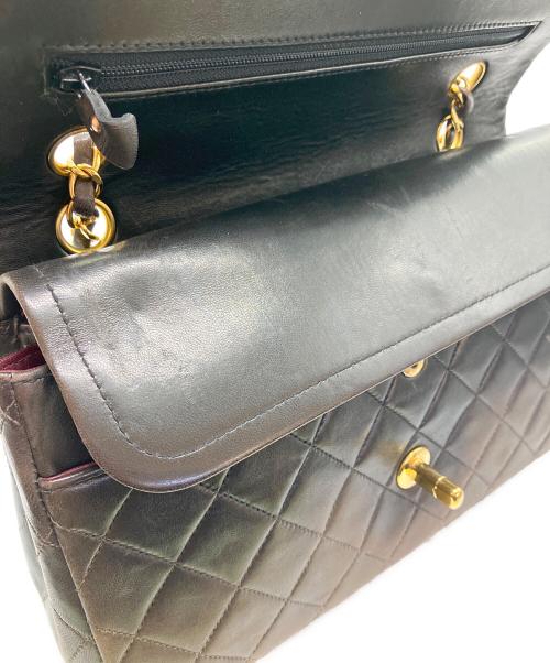 CHANEL（シャネル）CHANEL (シャネル) Wフラップ25 チェーンショルダーバッグ ブラックの古着・服飾アイテム
