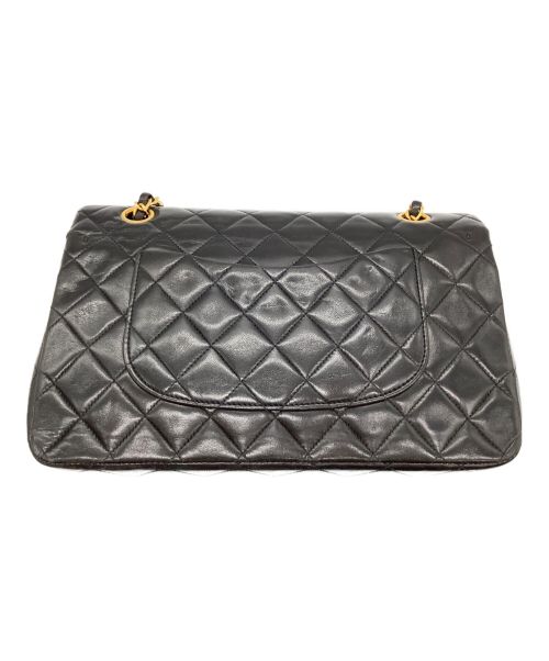 CHANEL（シャネル）CHANEL (シャネル) Wフラップ25 チェーンショルダーバッグ ブラックの古着・服飾アイテム
