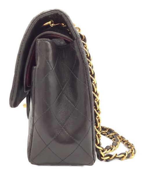 CHANEL（シャネル）CHANEL (シャネル) Wフラップ25 チェーンショルダーバッグ ブラックの古着・服飾アイテム