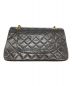 CHANEL (シャネル) Wフラップ25 チェーンショルダーバッグ ブラック：470000円