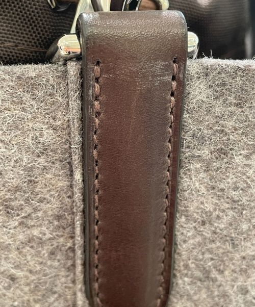 HERMES（エルメス）HERMES (エルメス) サックドパンサージュグルーム/トートバッグ グレーの古着・服飾アイテム