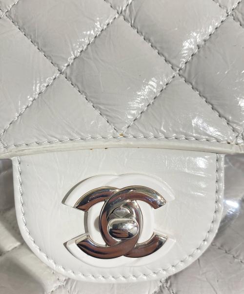 CHANEL（シャネル）CHANEL (シャネル) チェーンショルダーバニティバッグ ホワイト×クリア サイズ:-の古着・服飾アイテム
