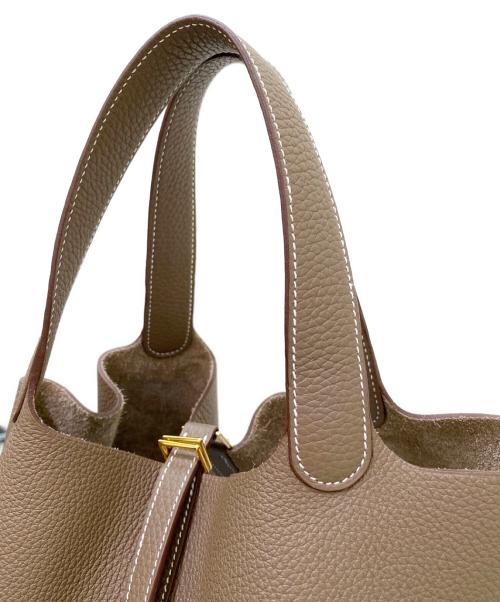HERMES（エルメス）HERMES (エルメス) ピコタンロックMM エトゥープ サイズ:MMの古着・服飾アイテム