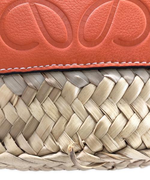 LOEWE（ロエベ）LOEWE (ロエベ) バスケットバッグ ベージュ×オレンジの古着・服飾アイテム