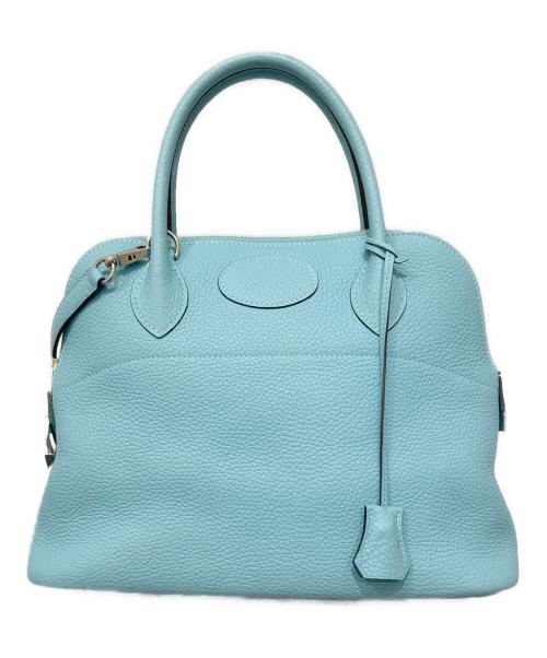 HERMES（エルメス）HERMES (エルメス) ボリード 31 ブルーアトール×シルバー サイズ:31の古着・服飾アイテム