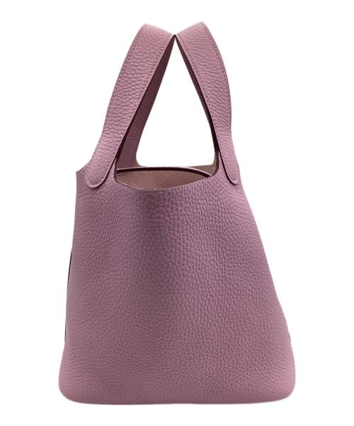 HERMES（エルメス）HERMES (エルメス) ピコタンロックPM/ハンドバッグ モーヴシルベストルの古着・服飾アイテム