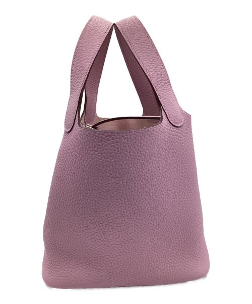 HERMES（エルメス）HERMES (エルメス) ピコタンロックPM/ハンドバッグ モーヴシルベストルの古着・服飾アイテム