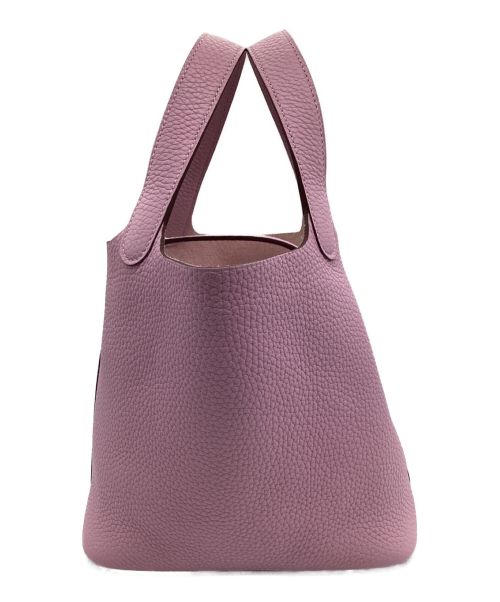 HERMES（エルメス）HERMES (エルメス) ピコタンロックPM/ハンドバッグ モーヴシルベストルの古着・服飾アイテム