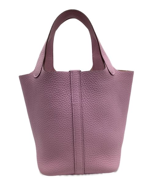 HERMES（エルメス）HERMES (エルメス) ピコタンロックPM/ハンドバッグ モーヴシルベストルの古着・服飾アイテム