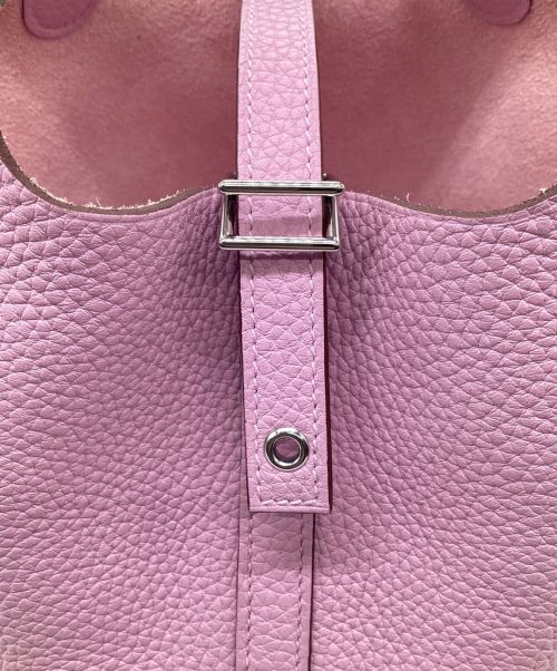 HERMES（エルメス）HERMES (エルメス) ピコタンロックPM/ハンドバッグ モーヴシルベストルの古着・服飾アイテム