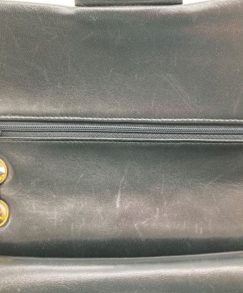 CHANEL（シャネル）CHANEL (シャネル) Wフラップチェーンショルダーバッグ ブラックの古着・服飾アイテム