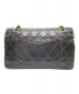CHANEL (シャネル) Wフラップチェーンショルダーバッグ ブラック：480000円