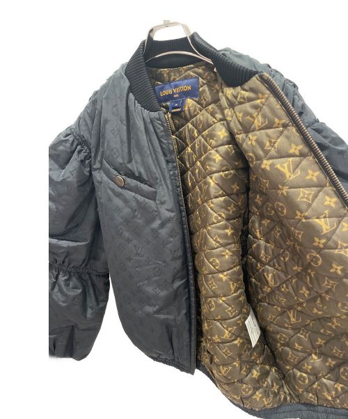 LOUIS VUITTON（ルイ ヴィトン）LOUIS VUITTON (ルイ ヴィトン) ビショップスリーブボマージャケット ブラック サイズ:36の古着・服飾アイテム