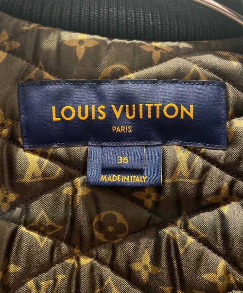LOUIS VUITTON（ルイ ヴィトン）LOUIS VUITTON (ルイ ヴィトン) ビショップスリーブボマージャケット ブラック サイズ:36の古着・服飾アイテム