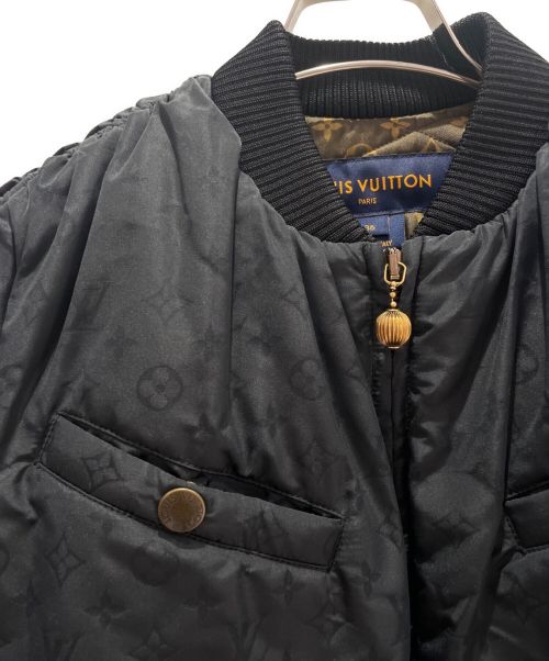 LOUIS VUITTON（ルイ ヴィトン）LOUIS VUITTON (ルイ ヴィトン) ビショップスリーブボマージャケット ブラック サイズ:36の古着・服飾アイテム