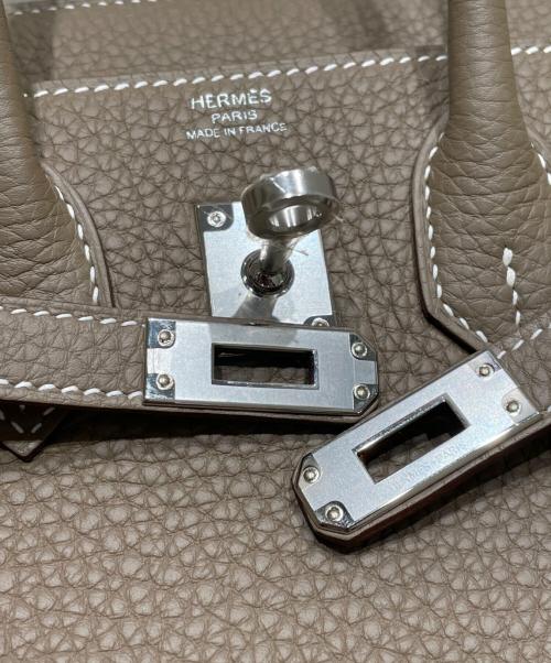 HERMES（エルメス）HERMES (エルメス) バーキン25/トゴ/U刻印/エトゥープ/シルバー金具 エトゥープ サイズ:25 未使用品の古着・服飾アイテム
