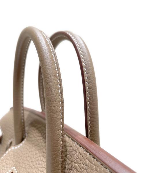 HERMES（エルメス）HERMES (エルメス) バーキン25/トゴ/U刻印/エトゥープ/シルバー金具 エトゥープ サイズ:25 未使用品の古着・服飾アイテム
