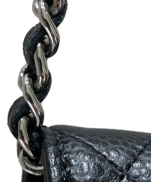 CHANEL（シャネル）CHANEL (シャネル) マトラッセチェーンウォレット ブラック サイズ:19の古着・服飾アイテム