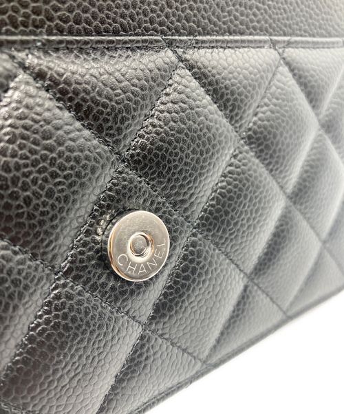 CHANEL（シャネル）CHANEL (シャネル) マトラッセチェーンウォレット ブラックの古着・服飾アイテム