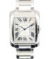 Cartier（カルティエ）の古着「タンクアングレーズ」｜シルバー文字盤