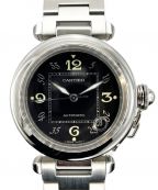Cartierカルティエ）の古着「パシャC Ref.W31043M7」｜黒文字盤
