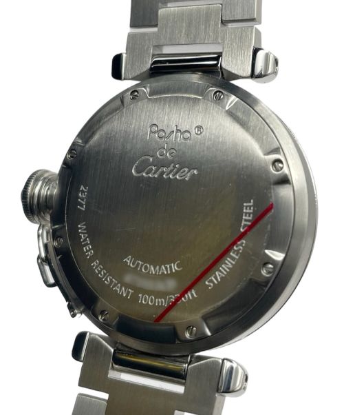 Cartier（カルティエ）Cartier (カルティエ) パシャCメリディアンGMT Ref.W31029M7 シルバー サイズ:35mmの古着・服飾アイテム