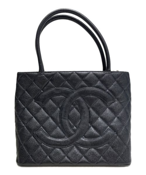 CHANEL（シャネル）CHANEL (シャネル) マトラッセココマークトートバッグ ブラックの古着・服飾アイテム
