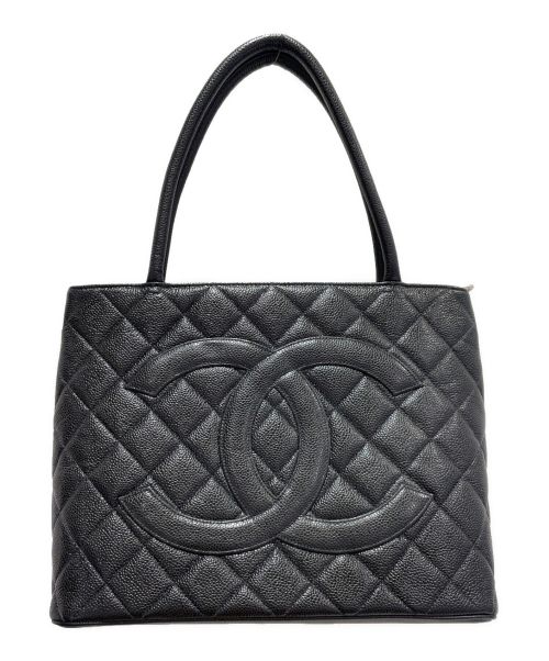 CHANEL（シャネル）CHANEL (シャネル) マトラッセココマークトートバッグ ブラックの古着・服飾アイテム
