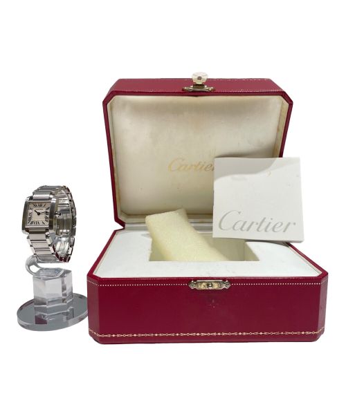 Cartier（カルティエ）Cartier (カルティエ) タンクフランセーズ アイボリー文字盤 サイズ:SMの古着・服飾アイテム