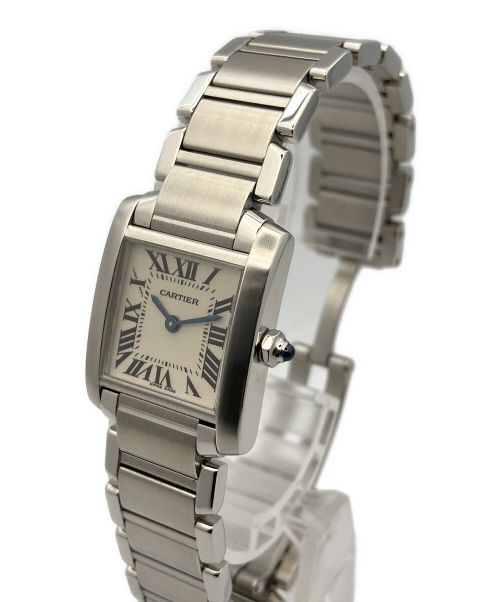 Cartier（カルティエ）Cartier (カルティエ) タンクフランセーズSM アイボリーの古着・服飾アイテム
