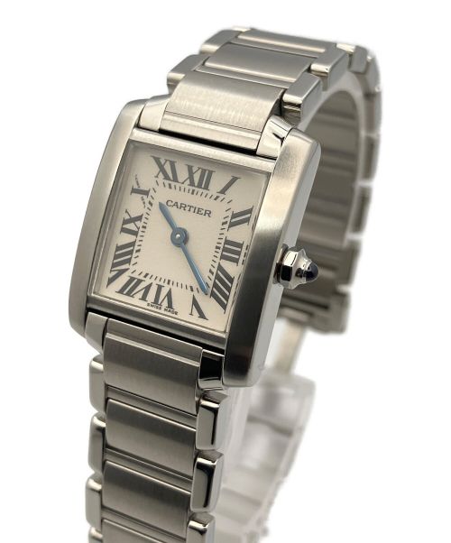 Cartier（カルティエ）Cartier (カルティエ) タンクフランセーズSM アイボリーの古着・服飾アイテム