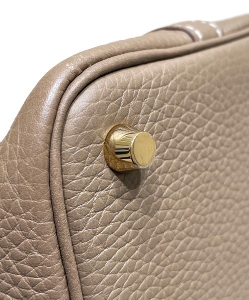 HERMES（エルメス）HERMES (エルメス) ピコタンロックPM/ハンドバッグ/ゴールド金具 エトゥープ サイズ:PMの古着・服飾アイテム