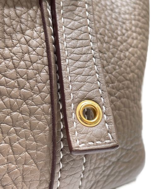 HERMES（エルメス）HERMES (エルメス) ピコタンロックPM/ハンドバッグ/ゴールド金具 エトゥープ サイズ:PMの古着・服飾アイテム