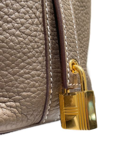 HERMES（エルメス）HERMES (エルメス) ピコタンロックPM/ハンドバッグ/ゴールド金具 エトゥープ サイズ:PMの古着・服飾アイテム