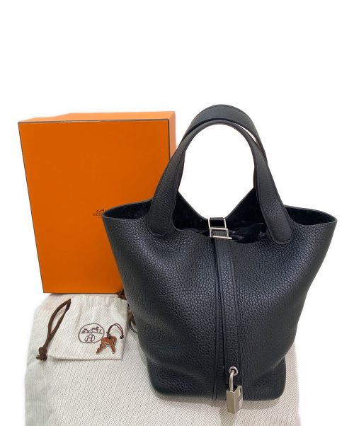 HERMES（エルメス）HERMES (エルメス) ピコタンロックPM ブラック サイズ:PMの古着・服飾アイテム