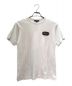 LOUIS VUITTON（ルイ ヴィトン）の古着「レザーロゴパッチTシャツ」｜ホワイト