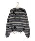 BALENCIAGA（バレンシアガ）の古着「デストロイド クルーネック ニット」｜グレー