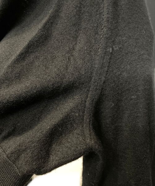 PRADA（プラダ）PRADA (プラダ) ロゴ半袖ニット ブラック サイズ:46の古着・服飾アイテム