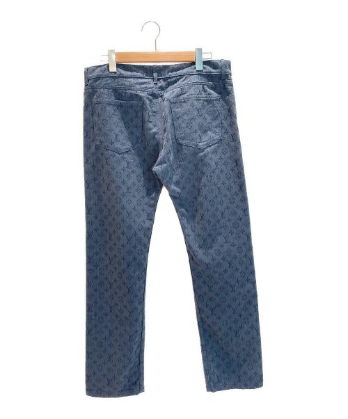 LOUIS VUITTON（ルイ ヴィトン）LOUIS VUITTON (ルイ ヴィトン) Monogram Slim Jeans ネイビー サイズ:34の古着・服飾アイテム