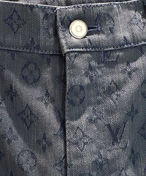 LOUIS VUITTON（ルイ ヴィトン）LOUIS VUITTON (ルイ ヴィトン) Monogram Slim Jeans ネイビー サイズ:34の古着・服飾アイテム