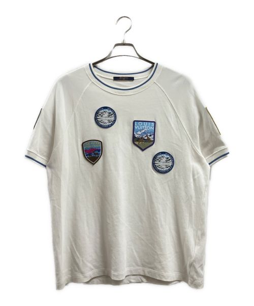 LOUIS VUITTON（ルイ ヴィトン）LOUIS VUITTON (ルイ ヴィトン) ロゴワッペンTシャツ ホワイト サイズ:Lの古着・服飾アイテム