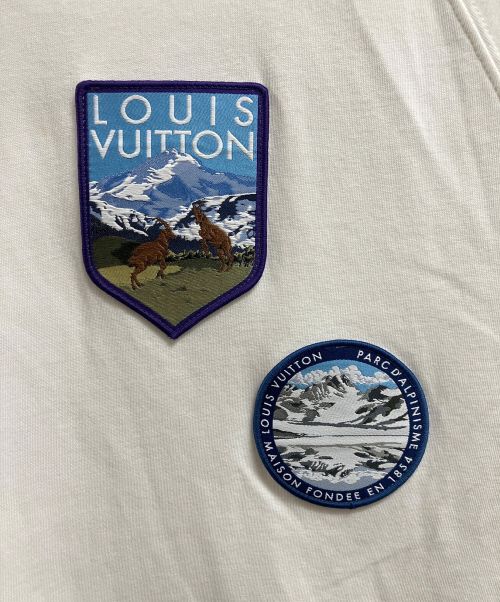 LOUIS VUITTON（ルイ ヴィトン）LOUIS VUITTON (ルイ ヴィトン) ロゴワッペンTシャツ ホワイト サイズ:Lの古着・服飾アイテム