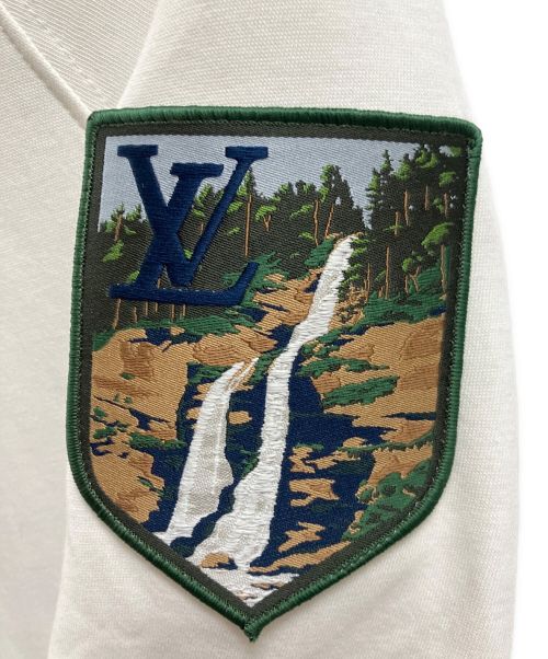 LOUIS VUITTON（ルイ ヴィトン）LOUIS VUITTON (ルイ ヴィトン) ロゴワッペンTシャツ ホワイト サイズ:Lの古着・服飾アイテム