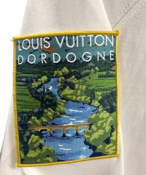 LOUIS VUITTON（ルイ ヴィトン）LOUIS VUITTON (ルイ ヴィトン) ロゴワッペンTシャツ ホワイト サイズ:Lの古着・服飾アイテム